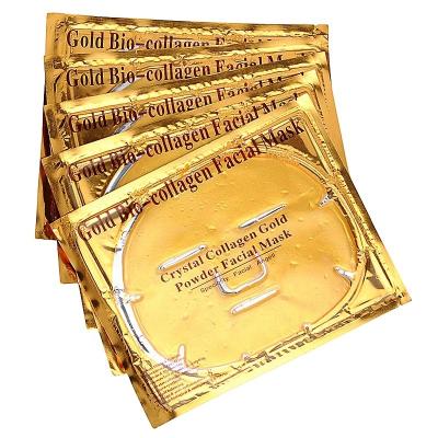 China Private Label 24k Gold Face Masks Collagen Moisturizer Whitening Hydrating Facial Masks Face Skin Care for sale