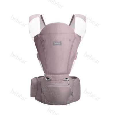 China Polyester Bebear Hipseat Foldable Baby Hip Carrier For Summer for sale