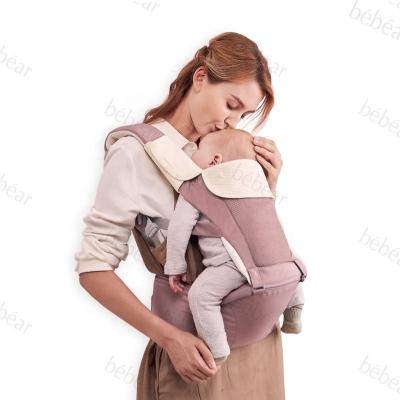 China Polyester Convertible Advanced 4-in-1 Newborn and Older Babies Face Front and Baby Size Rear Carrier for sale