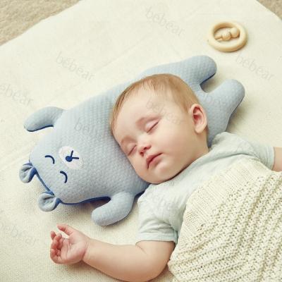 China Memory Cotton Sleeping Soft Touch Baby Wedge Baby Care Head Pillow for sale