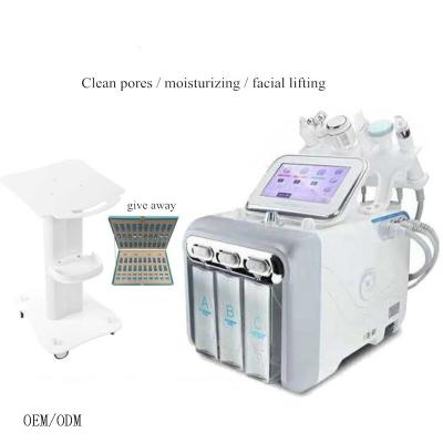 China Skin Revitalizer Peel Revitalizer 6 IN 1 Multi Functional Hydrogen Oxygen Machine RF Bio Small Bubbles for sale