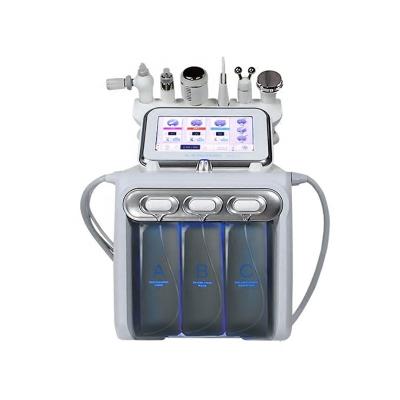 China DEEP CLEANSING MANUFACTURE 6 in 1 RF Skin Rejuvenation Hydra Trimming Machine Portable Deep Cleansing Facial Machine for sale