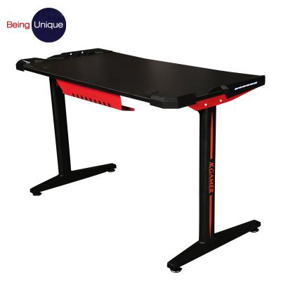 China Adjustable Custom Logo RGB Light (Height) Computer Table Gaming Desk for sale