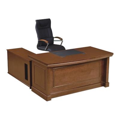 China Luxury L Shaped Secretary Desk Executive Desk Durable Modern Table CEO Office Furniture Office Desk for sale