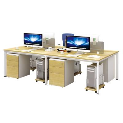 China Durable Modern Office Workstation Furniture Open Space Workstation Desk 4 Seaters Office Tables for sale