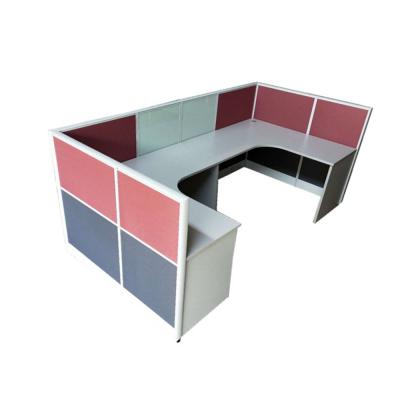 China Modern Office Desk 4 Person Workstation Compartment Office Modular Workstation for sale