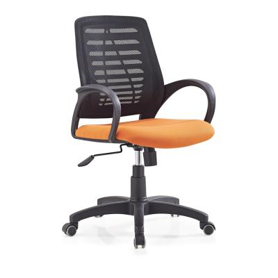 China (Height)Adjustable Black Mesh Chair Mid Back Office Chairs With Lumbar Support for sale