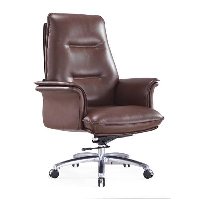 China Office Chair Boss Leather Office Executive Chair Adjustable Leather Chair (Size) for sale