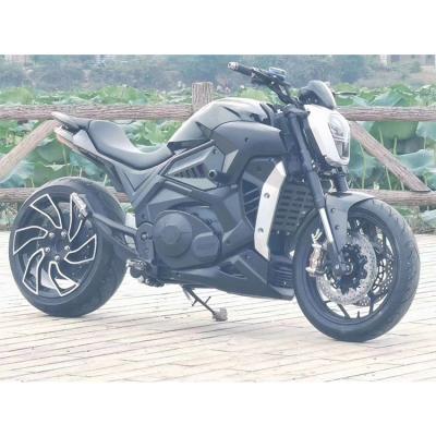 China New Fashion 5000w China Comfortable Brushless Electric Motorcycle 210*62*105cm High Speed ​​(1.36cbm) for sale