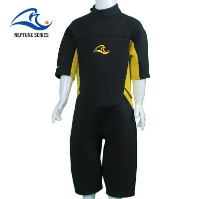 China Neptune Series Antibacterial Neoprene Wetsuit Kids Long For Swimming Diving Wetsuit Surfing for sale