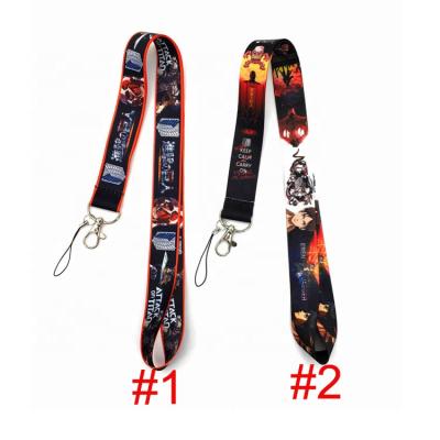 China Non-profit Organizations Factory Sell Popular Neck Lanyards Anime Cartoon Smartphone Card Digital Camera Holder Key Chain Wholesale for sale