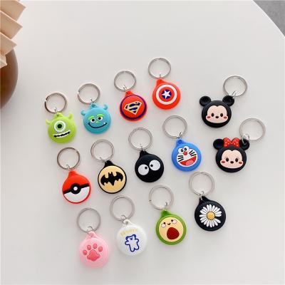 China For Airtag Cute Cartoon Case For Airtag 14 Styles Air Tag Holder Protective Silicone Cover GPS Tracker Creative Anti Fall for sale