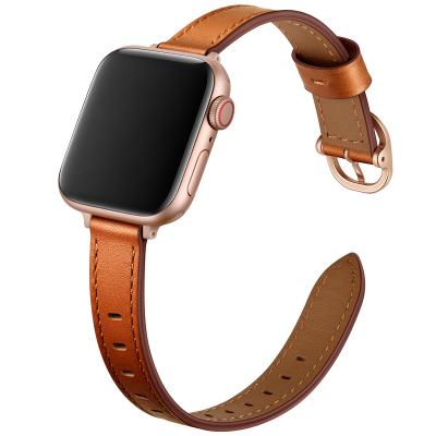 China Fashion. Sport Luxury Leather Material Watchband For Apple Watch Bands iWatch Series 7/6/5/4/3/2 Band 38mm 40mm 42mm 44mm for sale