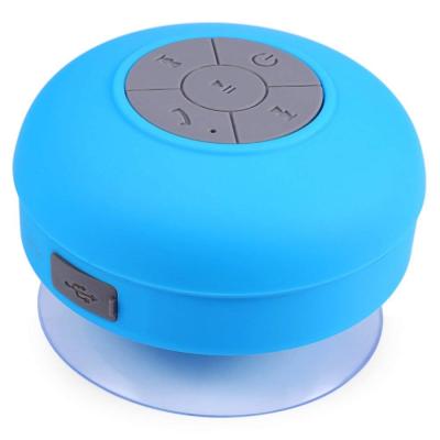 China Good quality promotion gift shower sucker portable waterproof mobile phone mini speaker wireless speaker and horn for sale