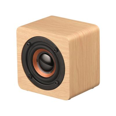 China DTS Party Cell Phone Wireless Portable High Fidelity Bamboo And Wooden Speakers for sale