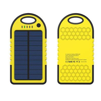 China Solar Battery Charger Power Bank 5000mah for sale