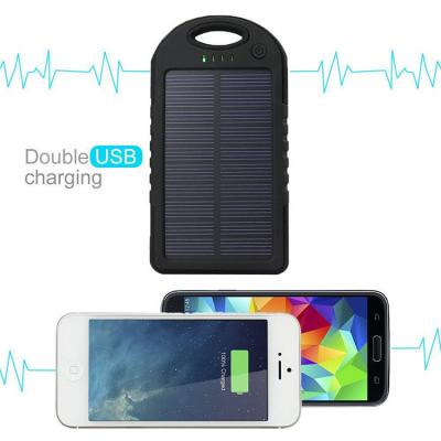 China Phone Charger Solar Battery Charger Power Bank 2021 Mini Solar Power Banks Waterproof for sale