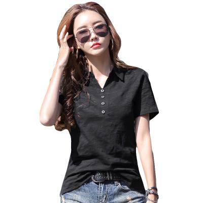 China Breathable Anti-Wrinkle Digital Printing Anti-pilling Cotton Sports Golf Custom Polo T-Shirt for sale