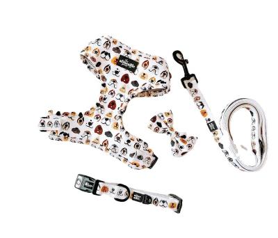 China Hot Selling DETACHED Dog Leash Set Six-piece Adjustable Accesorios Para Perro Collares De Perro for sale