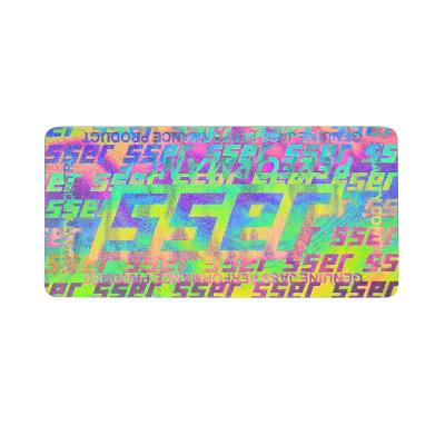 China Holographic Adhesive Label Printing Waterproof Custom Self Adhesive Label Stickers for sale