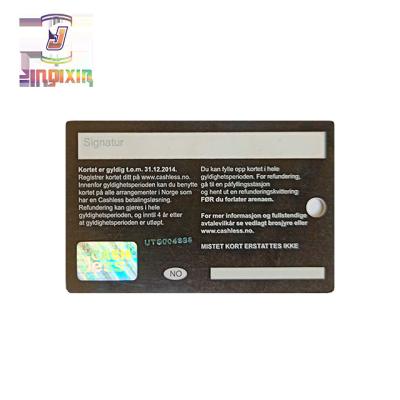 China Custom Discount PVC Plastic Printed ID Card Holographic Stamping 3D Hologram Business Cards for sale