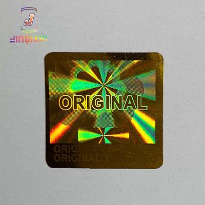 China Holographic Custom Logo 3D Hologram Laser Stickers Hologram Anti-Counterfeiting Labels for sale