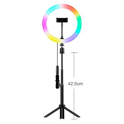 China Wholesale Cheapest Price Starbea PORTABLE 10 Inch RGB Ring Light LED Ring Light with Stand Tripod Selfie Ring Light for Youtube Tiktok for sale