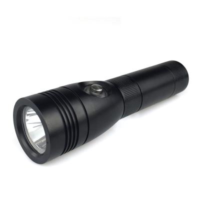 China Outdoor Activity MK-12 IPX8 Led Torch Flashlight 100m Waterproof Diving Torch With 18650 Li-ion Battery Rechargeable Diving Equipment for sale