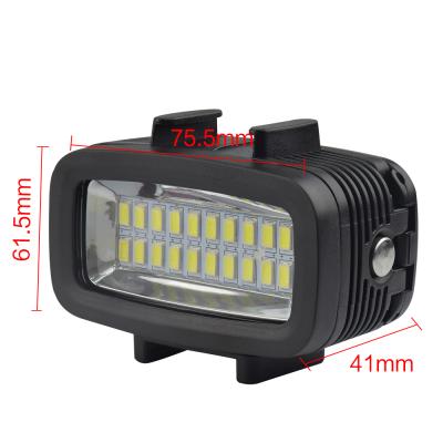 China Waterproof ABS Starbea Mini Diving Video LED Fill Lights Lamp 5500K Photographic Lighting for Camera Phone for sale