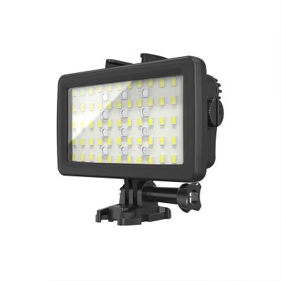 China Mini Portable Photographic Lighting Waterproof 40m Dimmable LED Video Light Fit For Gopro Camera for sale