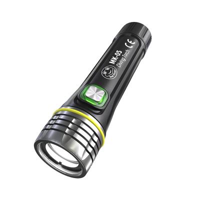 China Wholesale Outdoor Portable Fishing Flashlight Camping IP68 Waterproof Mini Led Torch Factory Camping for sale