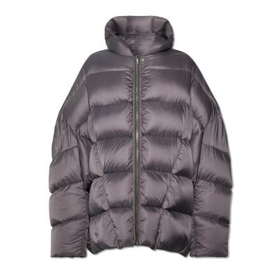 China Viable OEM Customized High Quality Mens Quilted Hooded Stripper Down Coat Winter Warm Casual Overcoat for sale