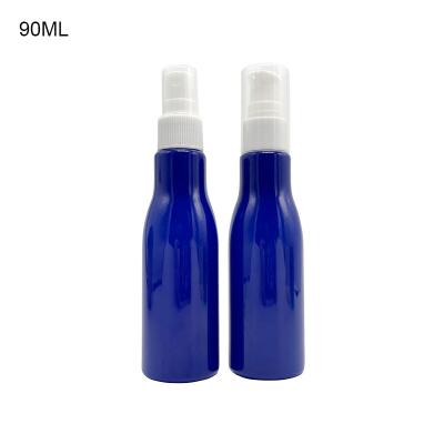 China Personal Care 90ml PET Vial Bottle For Cosmetic Packaging With Pump for sale