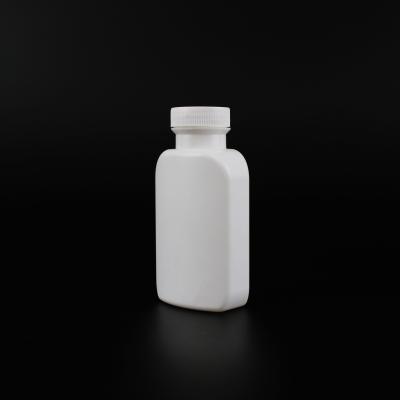 China Wholesale Medicine HDPE 60ml White Flat Plastic Pill Bottle for sale