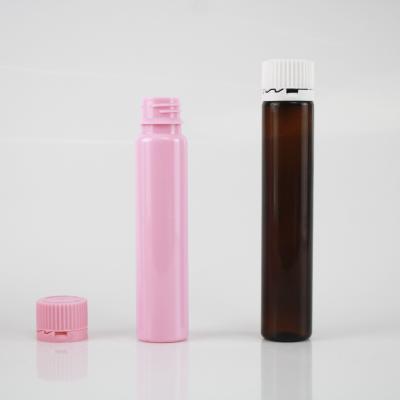 China Plastic Medicine Bottle 20ml 25ml PET Screen Printing Customized Screw Cap For Liquid Medicine Packaging T/T 30% Deposit Pay ISO9001, CE for sale