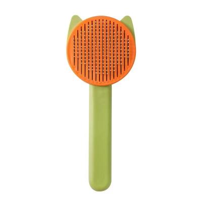 China Viable Dog Hair Brush To Short Long Haired Sunflower Cat Dog Brush To Throw Dogs Cats Sunflower Brush for sale