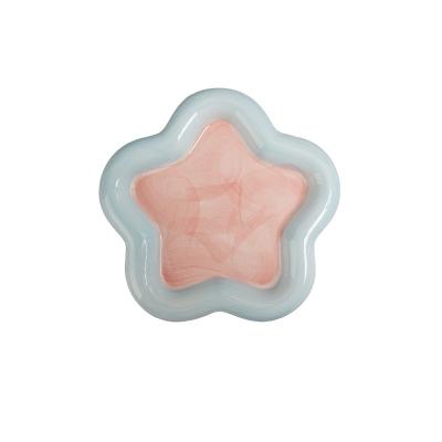 China Sky Sustainable Design Star Fashion Ceramic Cat Dog Pet Bowl Pet Bowl Food Feeder Drinking Water Star Ceramic Bowl for sale