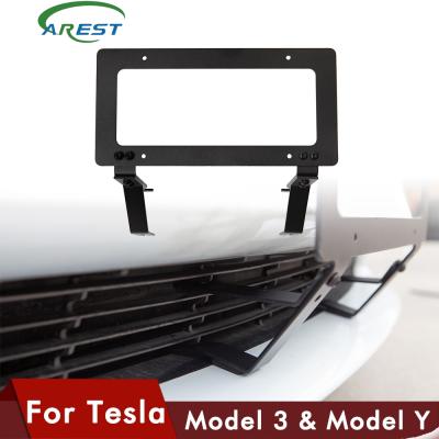 China Tesla Model Three Tesla Model Three Carest Model 3 Remote Modification For Universal Tesla Model 3 Accessories US Version License Plate View Tesla Model Three for sale