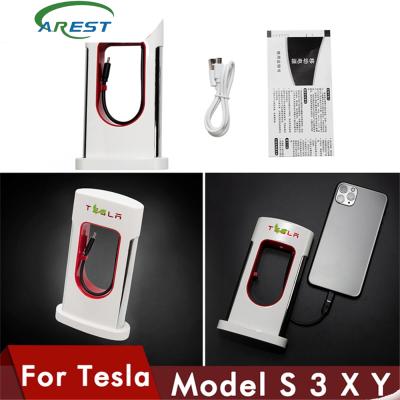 China Tesla model3 mobile charger Tesla model3 Carest for Tesla Model 3 Y Three S X Super Power Mobile Phone Smartphone Charger Model3 ModelY Accessories for sale