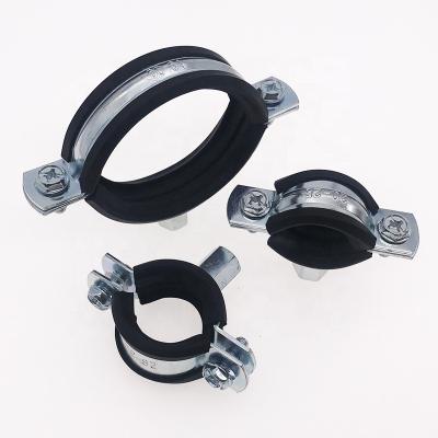 China Connection High Pressure Pipe Clamp And Metal Plastic Pipe Anchor 8 Inch Support Perforated Pipe Clamp for sale