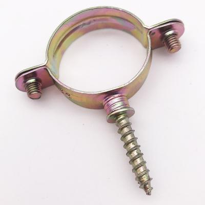 China Construction Area Nail Clamp Pipe Clamp Working Single Hole M7 Pipe Clip Set Plastic Pipeline Support for sale