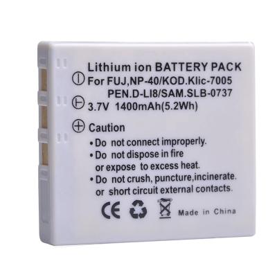 China NP-40 NP40 Klic-7005 D-Li8 SLB-0737 Camera Battery For Fujifilm Fuji FinePix F402 F455 F460 F470 F480 F610 for sale