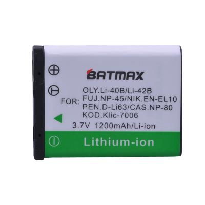 China High Quality Camera Battery LI-42B Li-40B LI42B Li 42B 40B EL10 NP800 KLIC-7006 For OLYMPE U700 U710 FE230 FE340 FE290 FE360 for sale