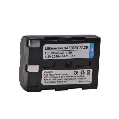 China D-Li50 D Li50 DLi50 NP-400 NP400 Camera Battery For Pentax K10D K20D for sale