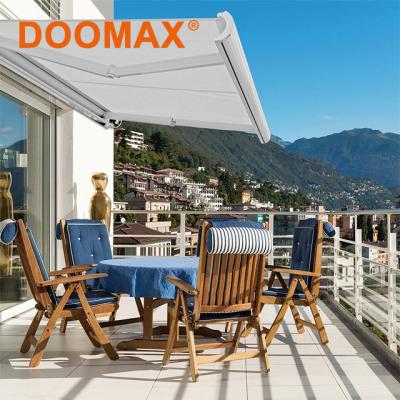 China Full Cassette #DX400 Acrylic Balcony Design Retractable Awnings for sale