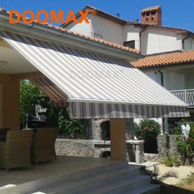 China DX100 Removable Manual Retractable Cover Roller Shade Awning for sale