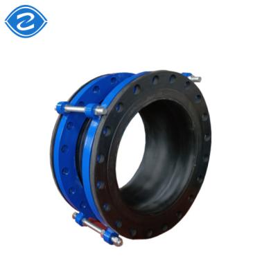 China Fully End-Sealed Flanged Rubber Bellows Roof  Flexible Epdm Single Sphere for sale