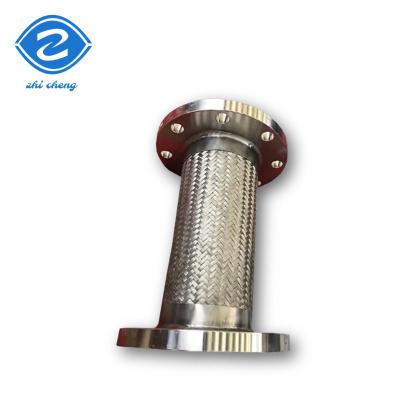 China SS304 Flange Joint Corrugated Stainless Steel Metal Hose For Steam Air Conditioning Tank DN32 DN3000mm for sale