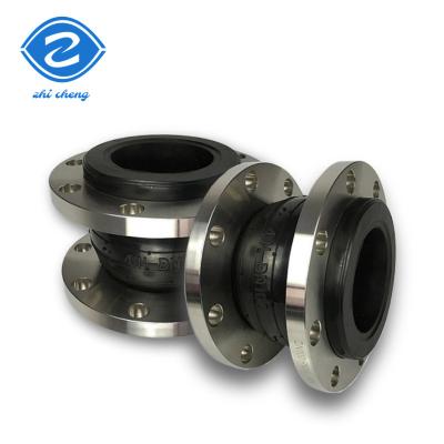 China Neoprene Pipe Rubber Expansion Joint Oil Proof Seismic Compensator Ss304 Flange Epdm Single Sphere for sale