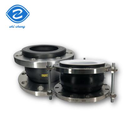 China 6 Flanged Rubber Expansion Joint With Rubber Flange For Water Ansi 150lb Epdm for sale